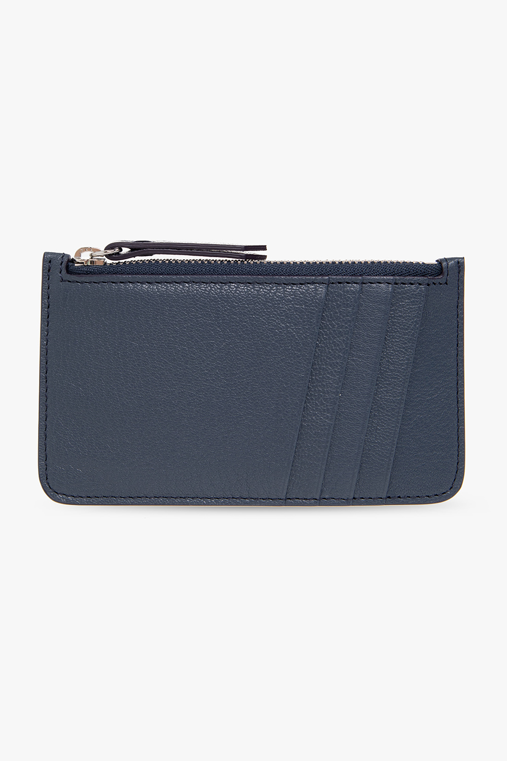 Navy blue Leather card holder Maison Margiela - Vitkac Canada